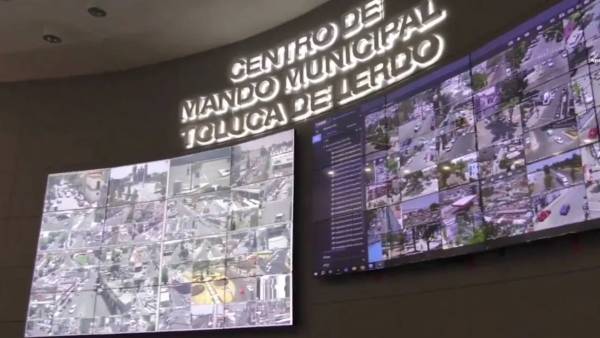 Autoridades de Toluca ponen en marcha nuevo proyecto de videovigilancia